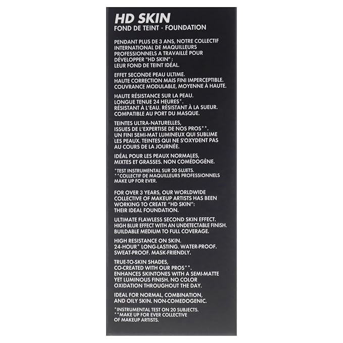 Make Up For Ever HD Skin Undetectable Longwear Foundation - 1N10 by Make Up For Ever for Women - 1 oz Foundation