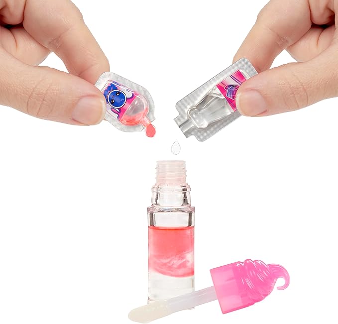 Yummiland Lip Gloss Doll - Roxie Crystal Candy, with DIY Lip Gloss Kit, Ages 4+