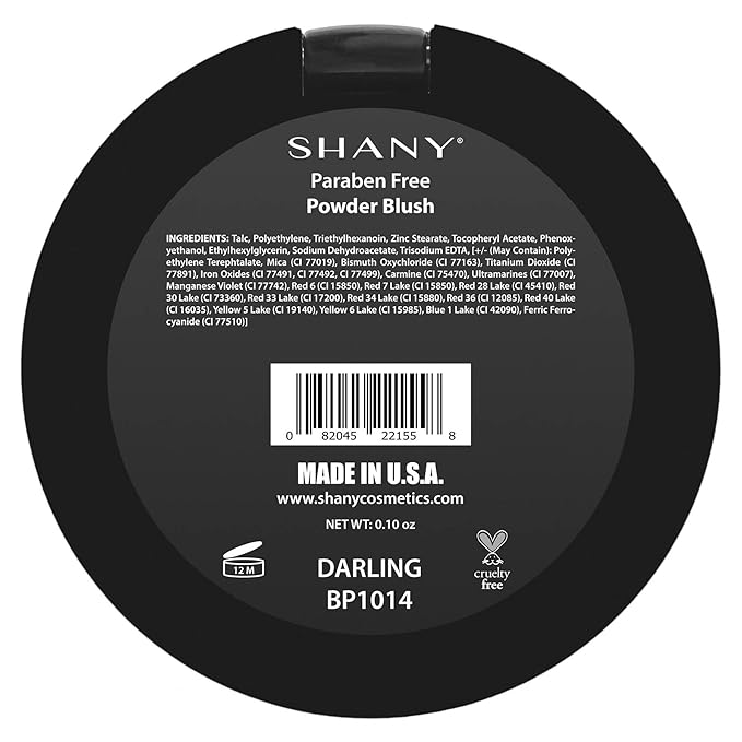 SHANY Paraben Free Powder Blush, Darling