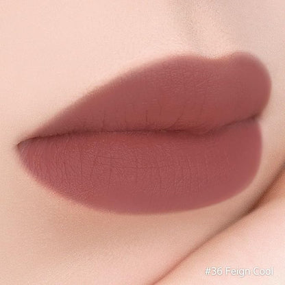 BBIA Last Velvet Lip Tint - Soft & Creamy Matte Finish Lip Stain, Blur Effect with Velvety Texture, Long-Lasting, High Pigment, Lightweight, Non-Drying, Korean Lip Makeup (36 FEIGN COOL)