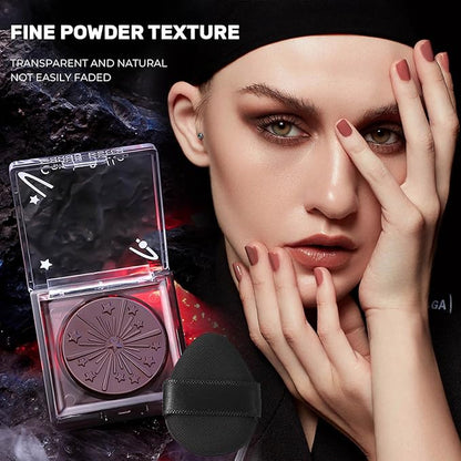 Color Changing Black Cream Blush, Embossed Miracle Balm Blush for Cheek & Eyes & Lips, Multi Glow Face Balm with a Puff, Hydrating, Creamy, Lightweight & Blendable Color, for Dewy Radiant Finish