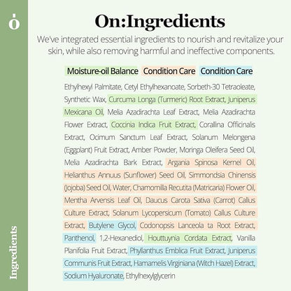 ONGREDIENTS Perfect Melting Cleansing Balm | Non-Greasy Cleansing Oil | Panthenol, Heartleaf, Makeup, Sunscreen Remover, Soothing for All Skin Types | Vegan, Korean Skin Care 100ml / 3.38 fl Oz
