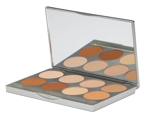 Graftobian HD Pro Powder Foundation Palette, (Warm)