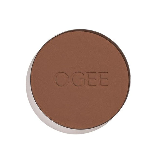 Ogee Sculpted Skin-Perfecting Makeup Setting Powder - (Umber - REFILL ONLY) - Lightweight Powder Foundation Made with 70% Organic Ingredients