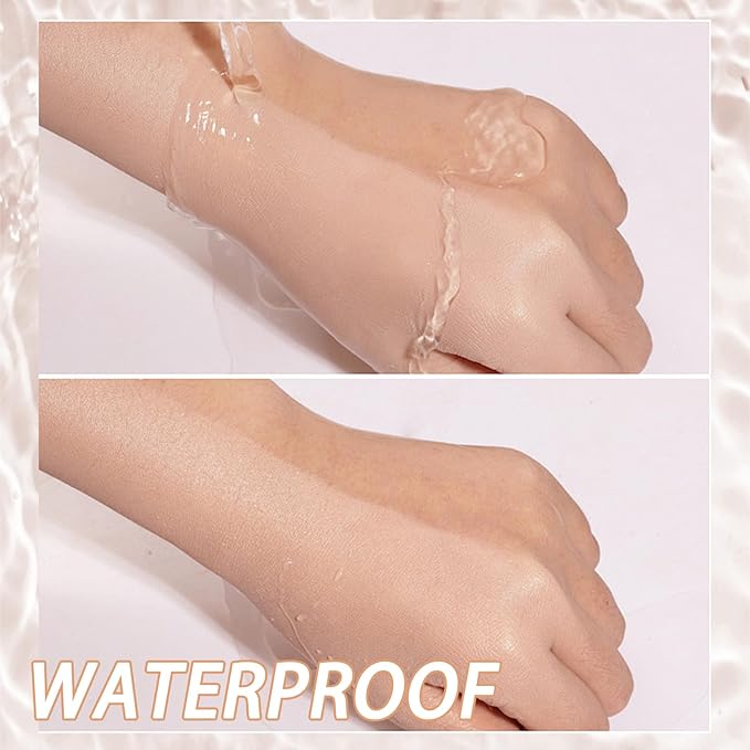 Concealer Moisturizing Gradient Foundation, Lightness Oil Control Long Lasting Waterproof Full Coverage Color Correcting Foundation