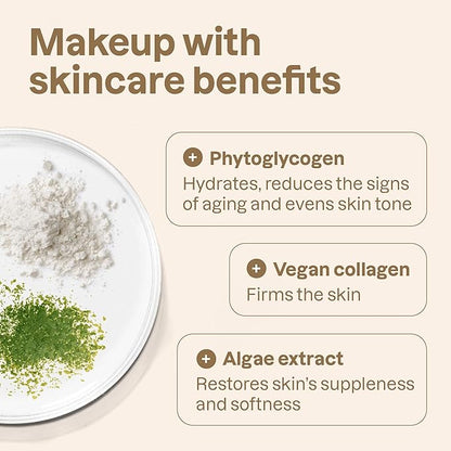 ATTITUDE Oceanly Light Coverage Foundation Stick, Titanium Dioxide-Free, EWG Verified, Plastic-Free, Vegan & Cruelty-free Makeup, Moka, 0.42 Ounces