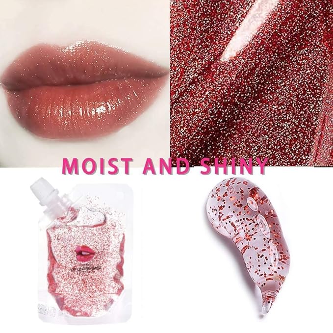 Lip Gloss Base, DIY Lip Gloss Moisturizing, Non-Sticky, Vegan Lip Makeup Oil(1Pack 50ML+3 Packs 20ML)