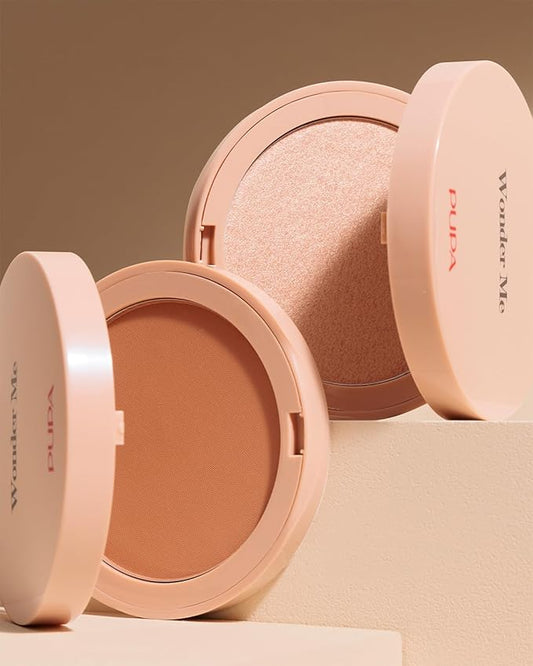 Pupa Milano Wonder Me Bronzer - Matte Bronzer Powder Reduces Pores and Imperfections - Sweat Resistant - Talc Free - 002 Medium Warm - 0.264 oz