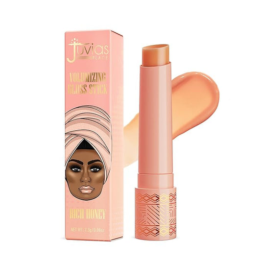 Juvia's Place Volumizing Gloss Sticks Rich Honey - Shiny Luscious Lips with Nourshing Hydration, Plumping Gloss, Lip Plumper Gloss, Plumping Lip Balm, Hydrating Lip Gloss
