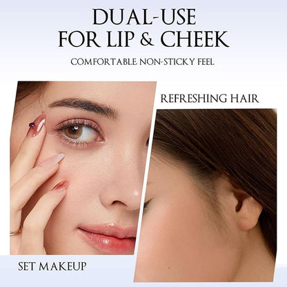 Soft Focus Loose Setting Powder Makeup,Oil Control Lightweight Matte Finishing Powder Foundation Makeup,Lasting Waterproof Face Powder Cruelty Free,Puff Included,0.46 oz(DARK COMPLEXION)