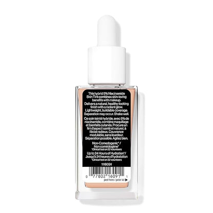 wet n wild Bare Focus Skin Tint, 5% Niacinamide Enriched, Buildable Sheer Lightweight Coverage, Natural Radiant Finish, Hyaluronic & Vitamin Hydration Boost, Cruelty-Free & Vegan - Rosy Light
