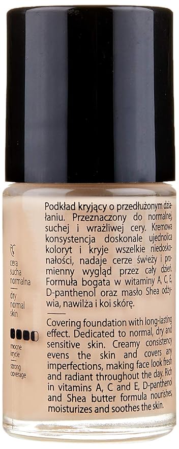 Paese Cosmetics Long Cover Fluid Foundation, Shade Number 01 30 ml