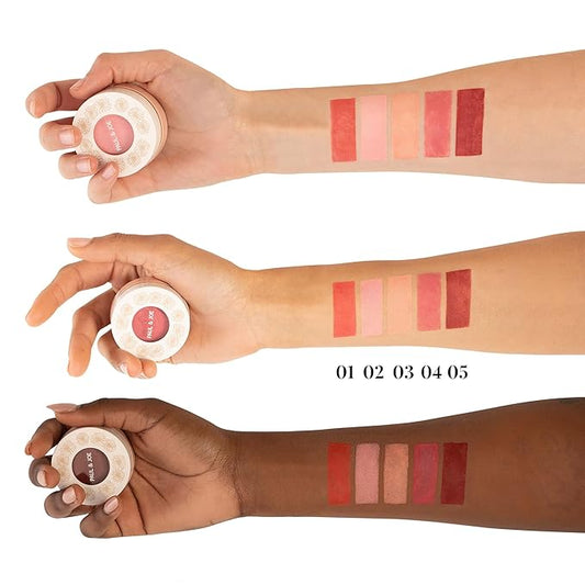 Paul & Joe Gel Blush, Bright and Buildable Makeup, Water-Based Gel Makeup Blush with Hydrating Oils for Dewy, Radiant Finish, Subtle Coral Cheek Tint, 03 Poached Peach, 0.71 oz
