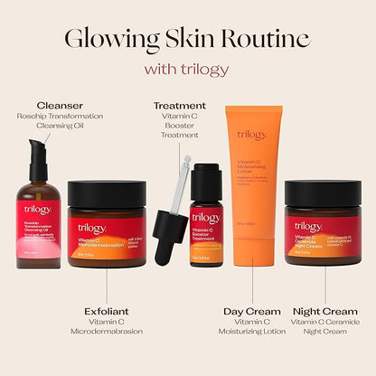 Trilogy Rosehip Transformation Cleansing Oil, Makeup Remover & Cleanser With Papaya & Sweet Almond, 3.38 fl oz