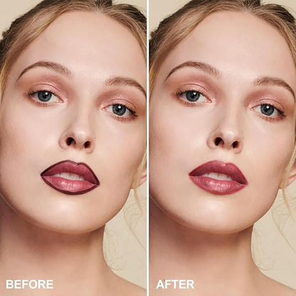 Lip Stain - Peel Off Lip Stain, Long Lasting Lip Liner with Matte Finish, Waterproof, Transfer-proof, Highly Pigmented Color (#03 Rose, 1 PCS)