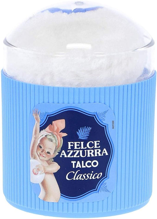 Paglieri: Felce Azzurra Talcum Powder, Classic Scent Free Powder-Puff [ Italian Import ] by Felce Azzurra