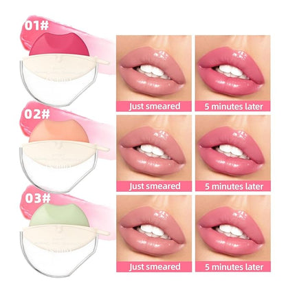 Jolilab 3 Colors Changing Lipstick.Long Lasting Lip Gloss.Lip Balm Tinted Magic Makeup.Magic Temp Color Change Matte Lip Gloss Makeup.0.2oz (01#)
