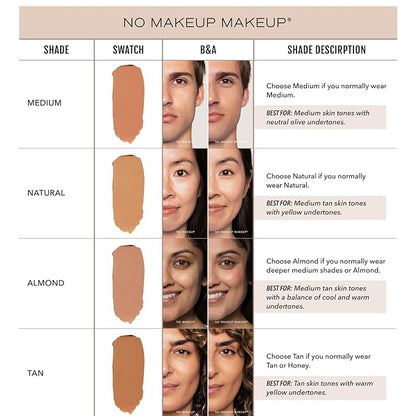 Foundation + Brush Bundle (Medium) | Seamless Blending Duo for a Flawless, Skin-Like Finish | Vegan, Cruelty-Free, Fragrance-Free