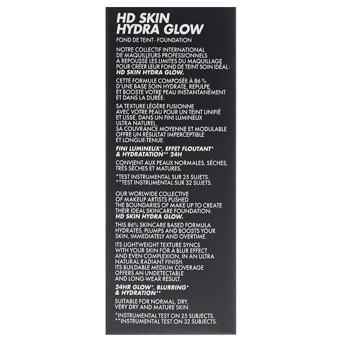 HD Skin Hydra Glow - 1Y08 Warm Porcelain by Make Up For Ever for Women - 1 oz Foundation