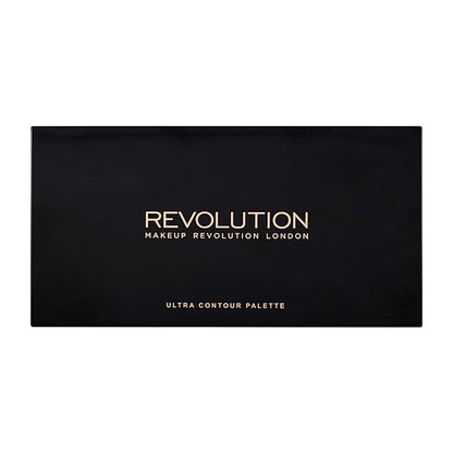 Makeup Revolution Ultra Contour Palette, Makeup Palette Includes Highlighters & Contour Shades, Adds Definition & Sculpts Features, Vegan, 13g
