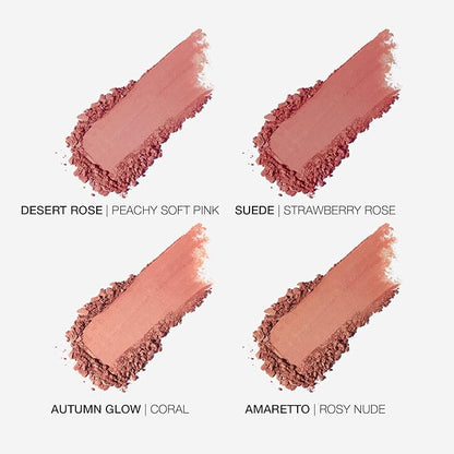 bellapierre Compact Mineral Blush | Warm Dewy Glow | Non-Toxic and Paraben Free | Suitable for All Skin Types | Compact Case - 0.35-Ounce – Suede