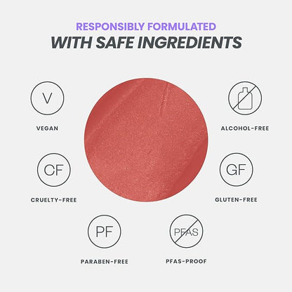 Wonderskin Wonder Blading Lip Stain Peel Off Masque - Long Lasting, Waterproof (Lovely) with Top Gloss - Blue Glitter Lip Gloss, Hydrating and High Shine Finish
