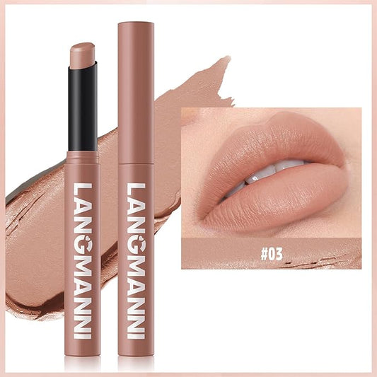 Matte Lipstick - Non-Sticky, Long-Lasting & Waterproof Lipstick for Women, Richly Pigmented, Hydrating Lip Makeup with Smudge-Proof Formula, 1 Count, 0.07oz