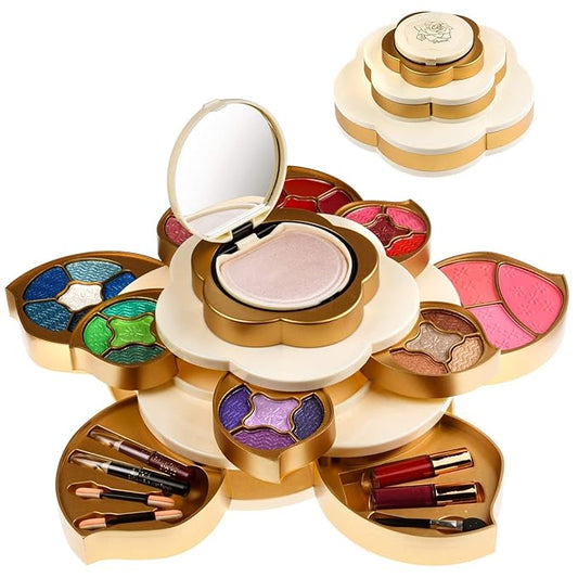 Flower All In One Makeup Kit for Teens and Women & Toysical 2-Tier Makeup for Teens