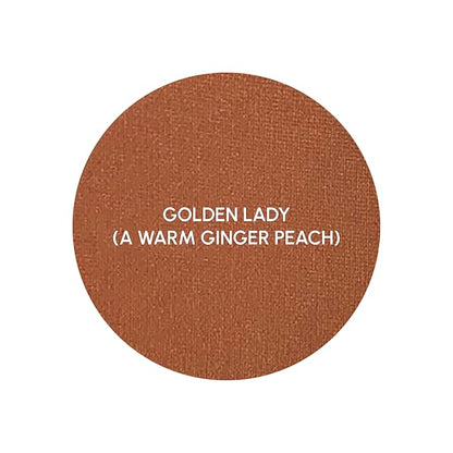 PRIMROSE POWDER BLUSH, Pressed Blush Face Makeup, Buildable Formula, Smooth Finish, Paraben Free, Made in the USA 0.11 oz. (Golden Lady)