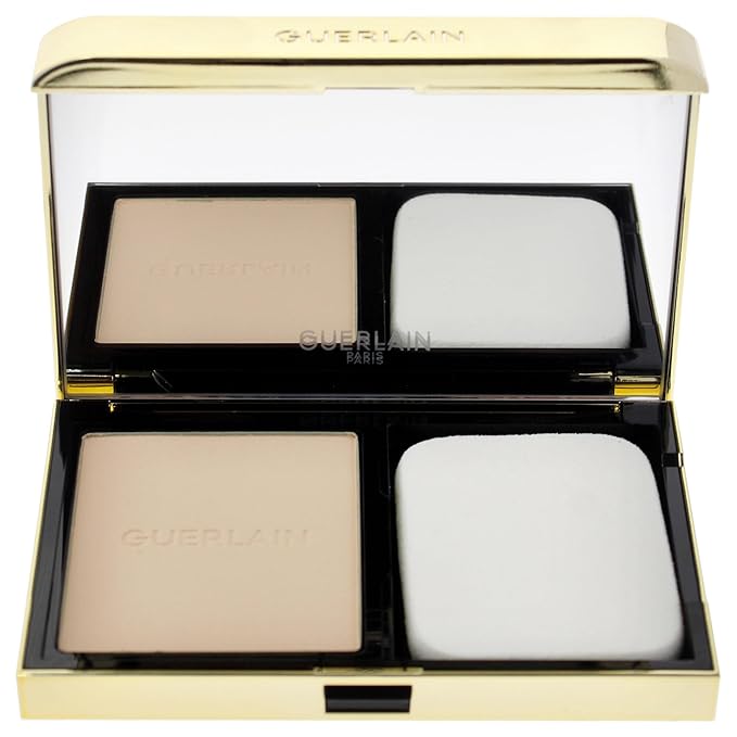 Parure Gold Skin Control Matte Compact Foundation - 0N Very Light Skin with Neutral Beige Undertones by Guerlain for Women - 0.3 oz Foundation