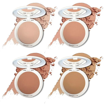 Radiant Professional Face Powder Photo Ageing Protection SPF 30 Advanced Compact Powder UVA & UVB Protection Long Lasting, Sweat-Proof Matte Press Powder Oil Control & Anti-aging Action (Warm Ivory)