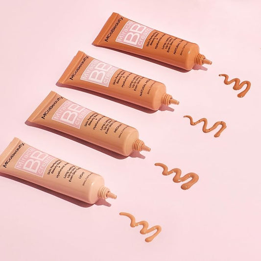 MCoBeauty Miracle BB Cream, Medium Beige, Skin-Perfecting Coverage for Effortless Beauty, Vegan, Cruelty Free Cosmetics