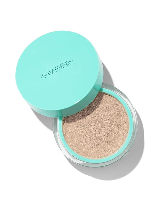 SWEED - Miracle Powder Mineral Foundation | Vitamin C + E, Hydrolyzed Collagen | Nourishes, Protects, Breathable | Vegan, Cruelty-Free, Clean Beauty (Light 01, 0.25 oz | 7 g)