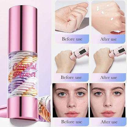 One Step Poreless Face Primer,Hydrating Face Primer For Smoothing Skin, Makeup Base, Fills In Pores & Fine Lines, Cruelty-Free, Lightweight and Non-greasy Translucent Finish