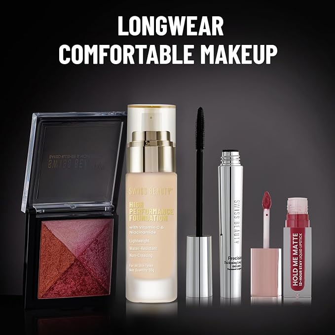 High Performance Liquid Dewy Foundation For All Skin Type | Water-Resistant | Medium To Buildable Coverage | Lightweight | Easy To Blend | With Vitamin C & Niacinamide | 01 White Ivory