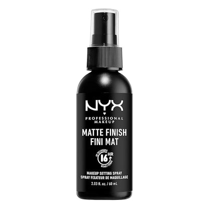 NYX PROFESSIONAL MAKEUP Makeup Setting Spray - Matte Finish, Long-Lasting Vegan Formula (Packaging May Vary) & Slim Lip Pencil, Long-Lasting Creamy Lip Liner - Espresso