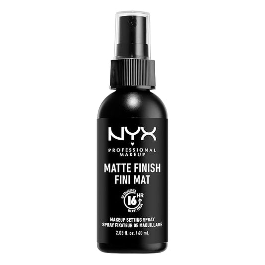 NYX PROFESSIONAL MAKEUP Makeup Setting Spray - Matte Finish, Long-Lasting Vegan Formula (Packaging May Vary) & Slim Lip Pencil, Long-Lasting Creamy Lip Liner - Espresso