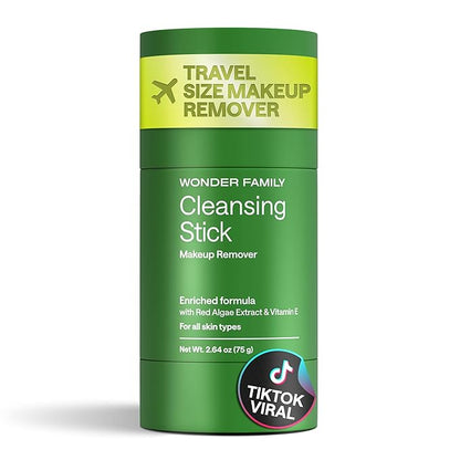 Cleansing Gel Makeup Remover Stick - Melt Cosmetics with Travel Size Facial Cleanser for Sensitive Skin - Cleansing Balm - Clean Makeup Travel Face Cleanser Balm - Paraben, Sulfate Free