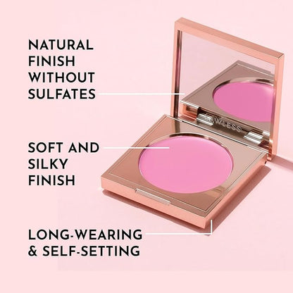 Pinch My Cheeks Soft-Blur Cream Blush - Gumdrop - Premium Blush with Natural Ingredients to Re-Energize and Protect the Skin While Imparting a Soft, Cloudy Finish - 0.18 oz