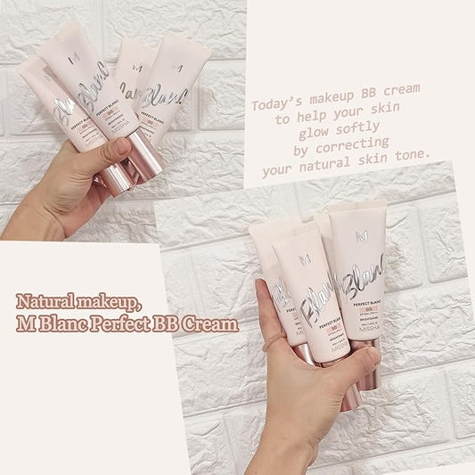 lightness & Brightening Makeup for MISSHA M Perfect Blanc BB Creams(1.35fl.oz.), No.22 Beige