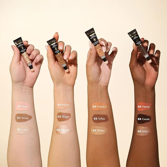 Milani Conceal + Perfect Facelift Collection Kit 4: Cocoa Contour, Solar Highlighter, Nectar Undereye Brightener