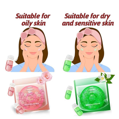 Mini Makeup Remover Cleansing Oil – Travel-Size for All Skin Types, Quick-Rinsing & Non-Greasy for Waterproof Makeup (1, Camellia)