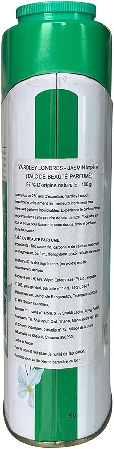 Yardley London Perfumed Talc Jasmine 100g