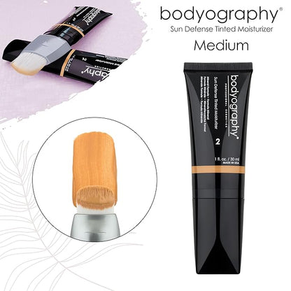 Sun Defense Tinted Moisturizer - Medium by Bodyography for Women - 1 oz Makeup