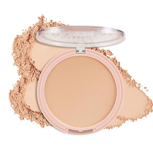 Hydrating Face Powder, Oil Control Face Pressed Powder, Long-lasting Flawless Setting Powder, Matte Waterproof Makeup for Oily Combination and Mature Skin
