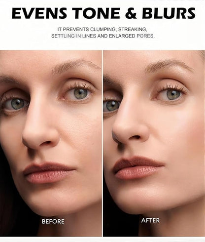 Full Coverage Foundation 10 Colors Natural Lightweight Smooth Creamy Foundation Long-lasting Longwear Matte Oil-Control Foundation (Color 03)