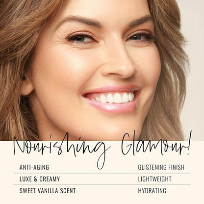 Runway Rogue LuxGloss Lip Gloss, High-Pigment Shimmery Muted-Rose Lip Gloss, ‘Strike a Pose’