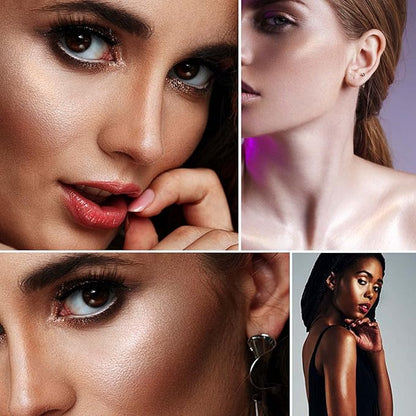 Liquid Body Illuminator, Bronze Smooth Shine Shimmer Oil, Facial Luminizer, Glitter Spray, Waterproof Long Lasting Moisturizing Highlighter, Glow Illuminator for Face