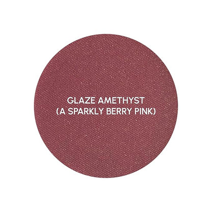 PRIMROSE POWDER BLUSH, Pressed Blush Face Makeup, Buildable Formula, Smooth Finish, Paraben Free, Made in the USA 0.11 oz. (Glaze Amethyst)