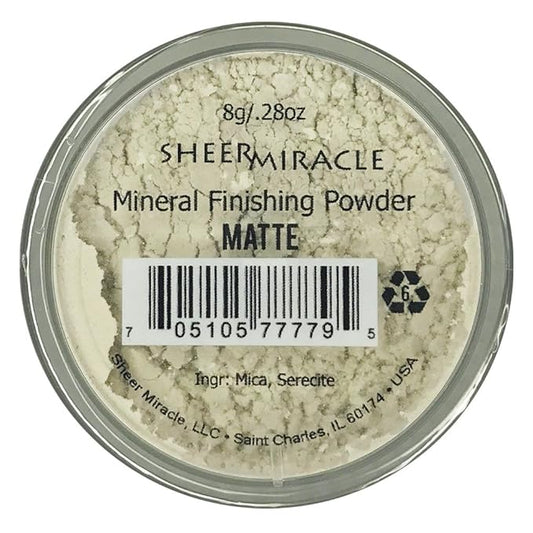 Mineral Finishing Powder Veil - Matte 8g | Absorbs Oil | Eliminates Shine | Preservative Free | Vegan | Cruelty Free